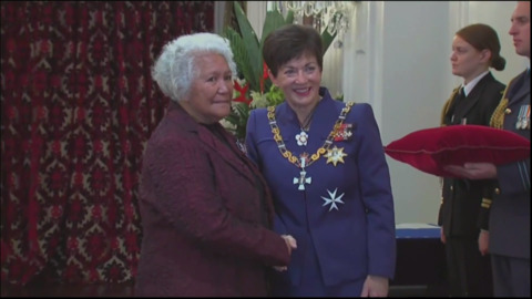 Video for Māori leaders honoured at Government House today