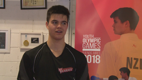 Video for Raukawa Jefferies to become NZ&#039;s first karate olympian 