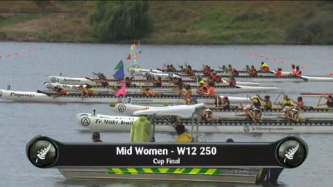 Video for 2019 Waka Ama Sprints - Mid Women - W12 250 Cup Final