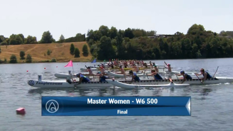 Video for 2020 Waka Ama Sprints - Master Women - W6 500 Final