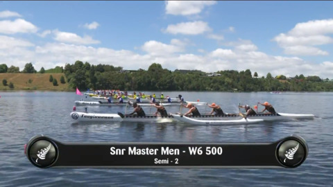 Video for 2019 Waka Ama Sprints - Snr Master Men - W6 500 Semi 2/2