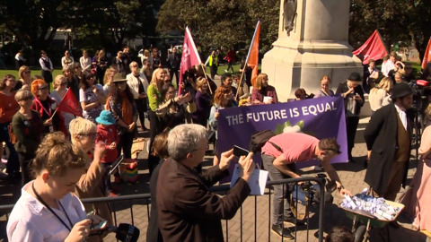 Video for Govt releases Pay Equity Bill to mark Suffrage day