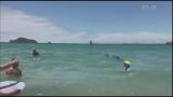 Video for Eight bottlenose dolphins visit the shores of Matauri Bay