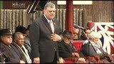 Video for Kua pōhiritia te motu e te Kiingi Māori 