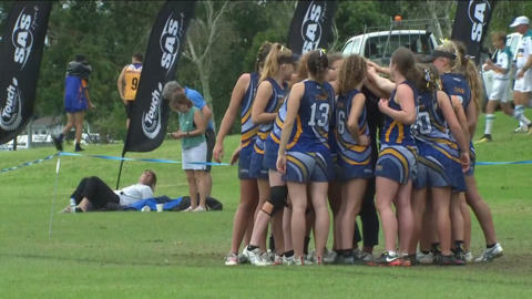 Video for Grassroots Trust 2018 Junior National Touch Championship, U18 Girls, Otago ki Counties Manukau, 