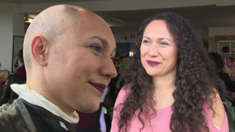 Video for Wāhine toa shave heads for youth care