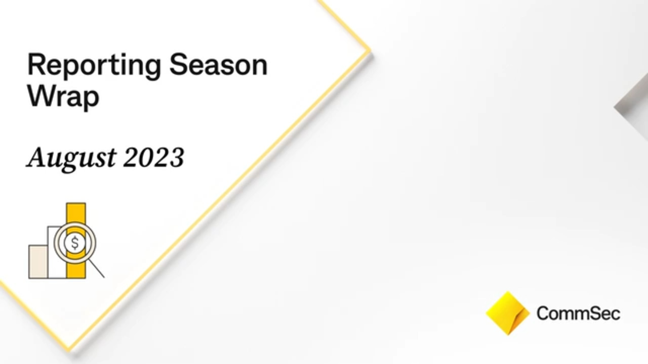Reporting Season: August 2022