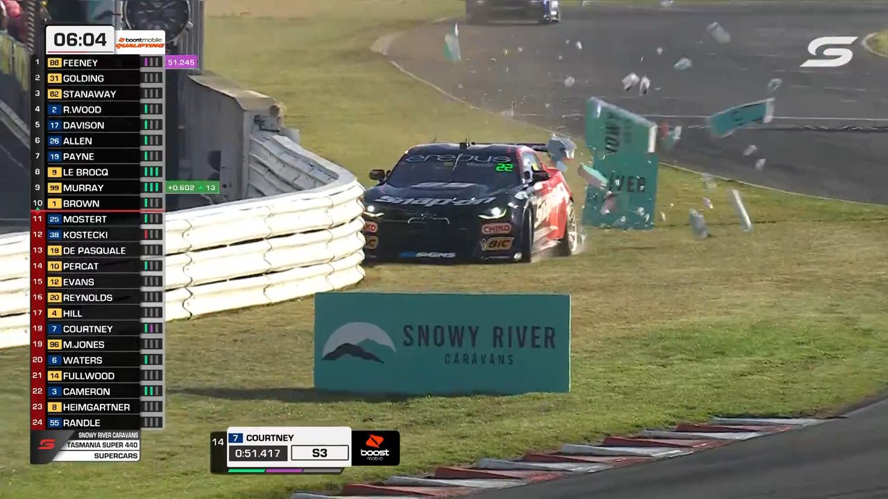 Murray Reilly Racing Monster moment for Murray in qualifying | Supercars