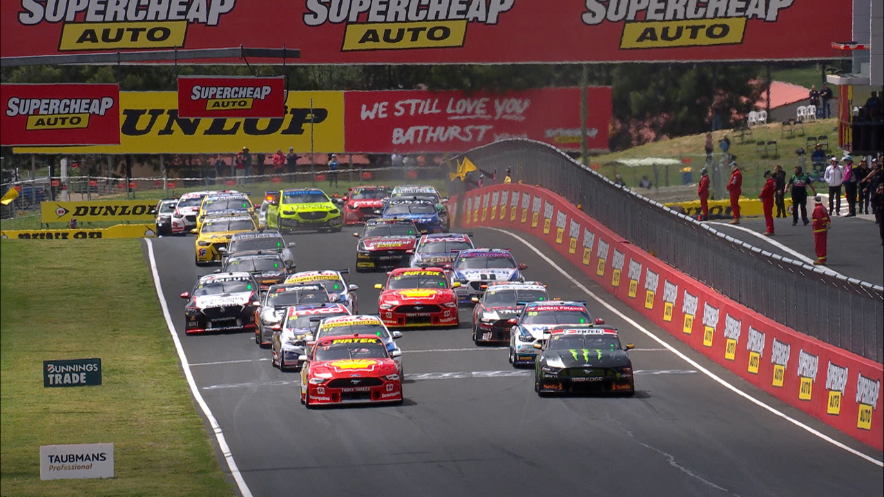 Opening lap 2020 Supercheap Auto Bathurst 1000 Supercars