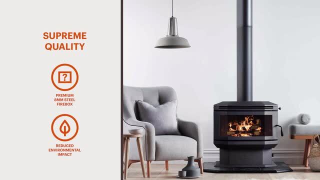 Scandia Supremacy 300 Indoor Wood Heater - Bunnings Australia
