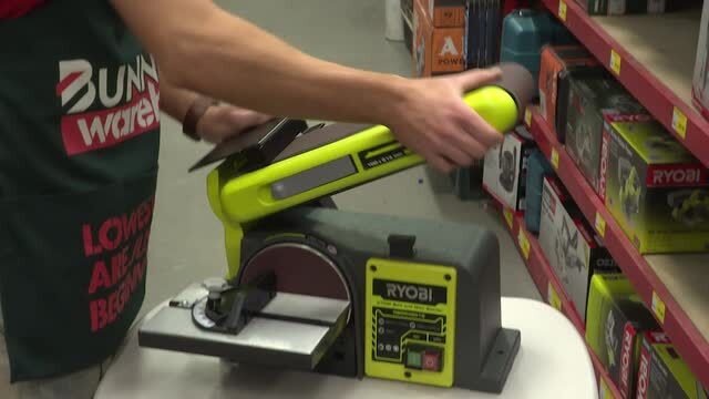 Ryobi table best sale belt sander