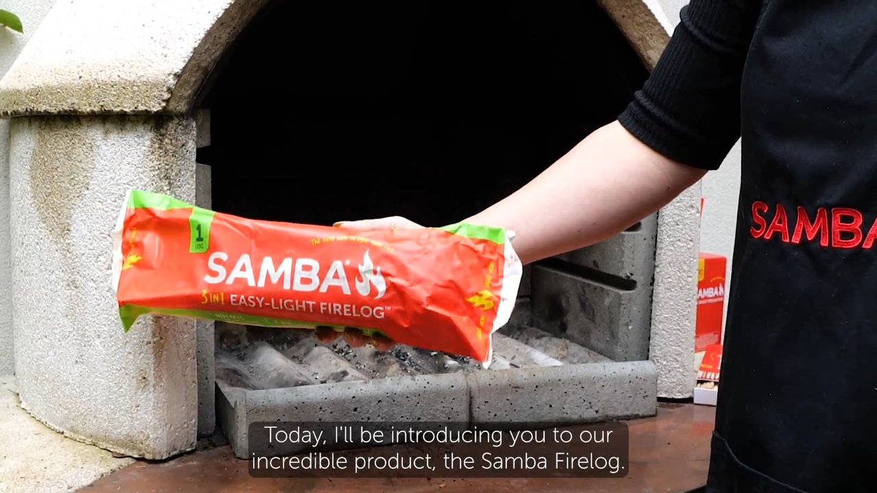 Samba Single Wax Fire Log - Bunnings Australia