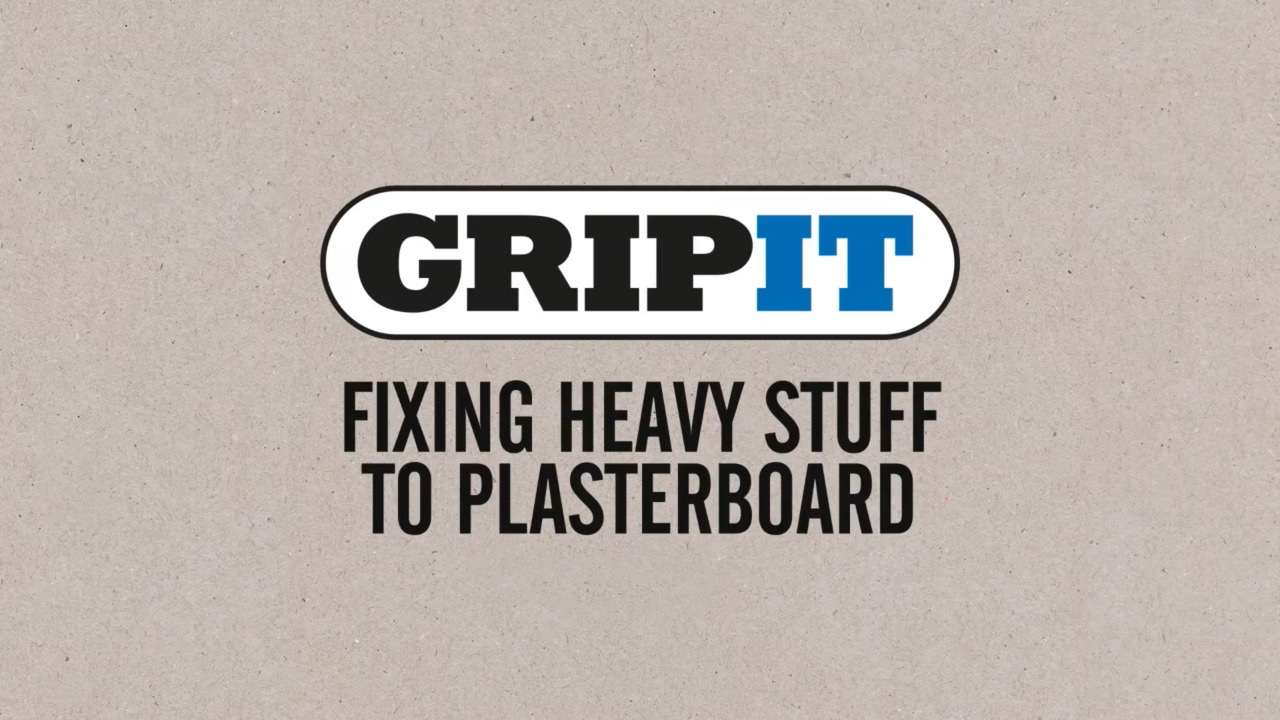 How to install a Grip It Fixing into Plasterboard 