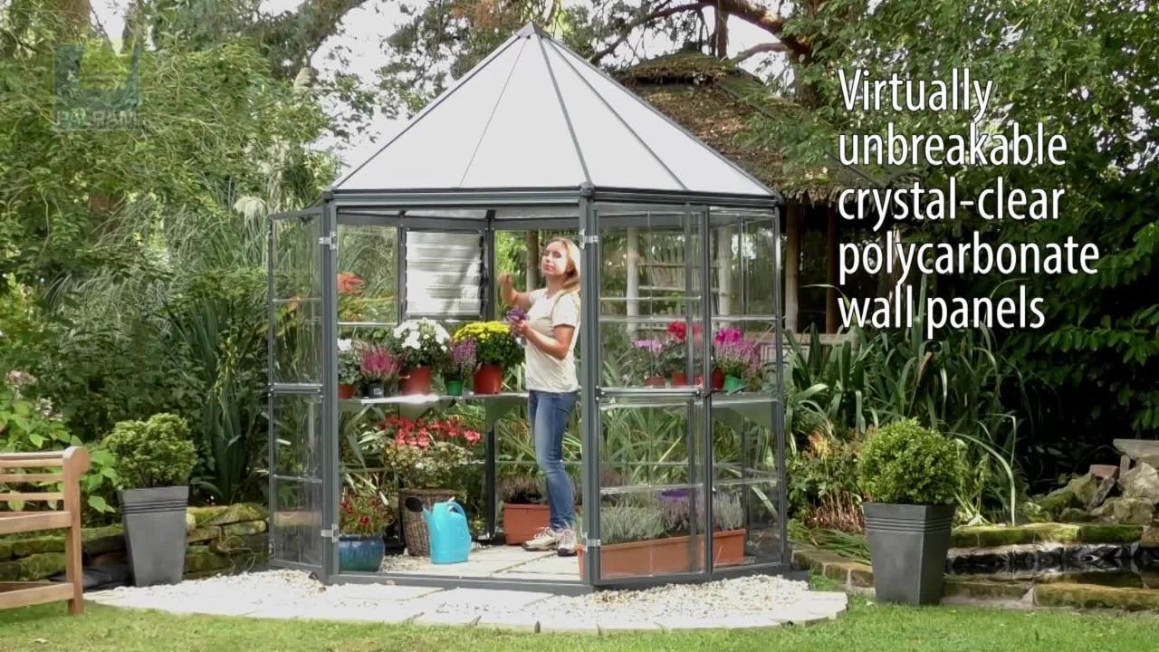 Maze Oasis Hexagonal Greenhouse - Bunnings Australia