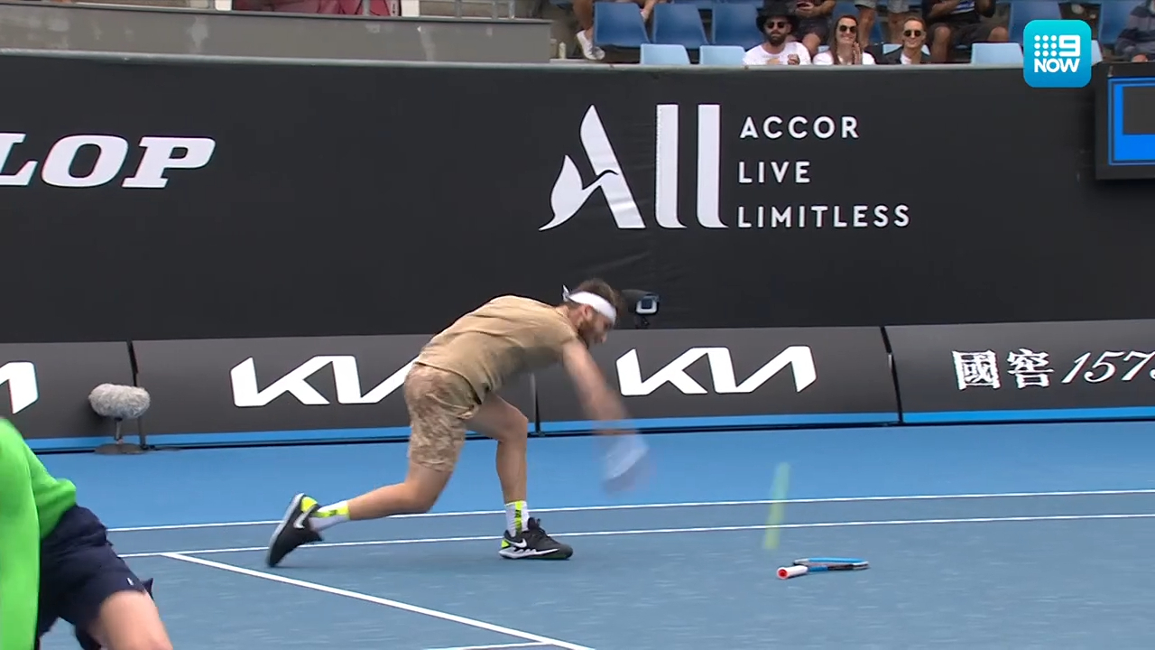 Millman sends Frenchman over the edge