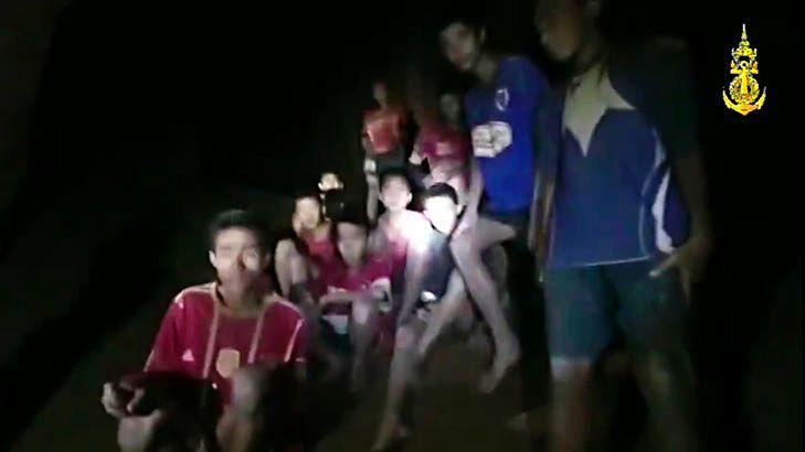 Junior football team found alive in Thai cave