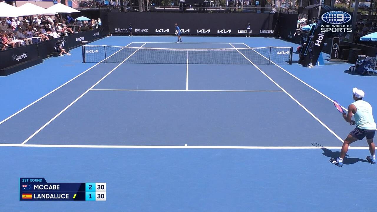 Sonny Bill Williams Champions Rising Tennis Star James McCabe at Australian Open 2025