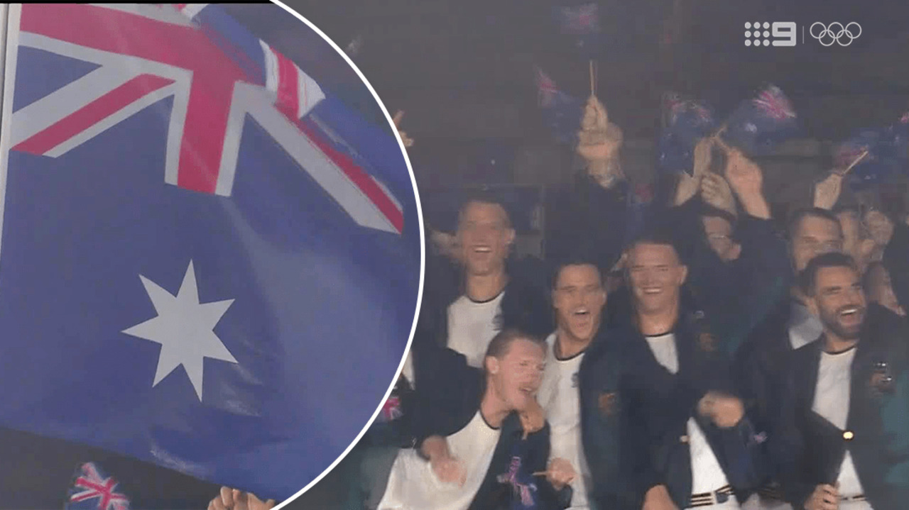 Aussie athletes sail on Seine at history-making opening ceremony