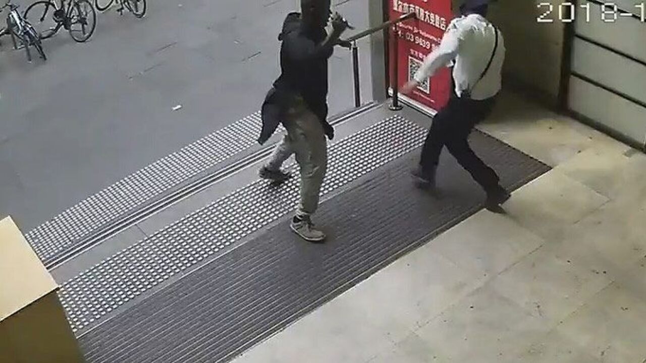 New CCTV of Bourke St incident