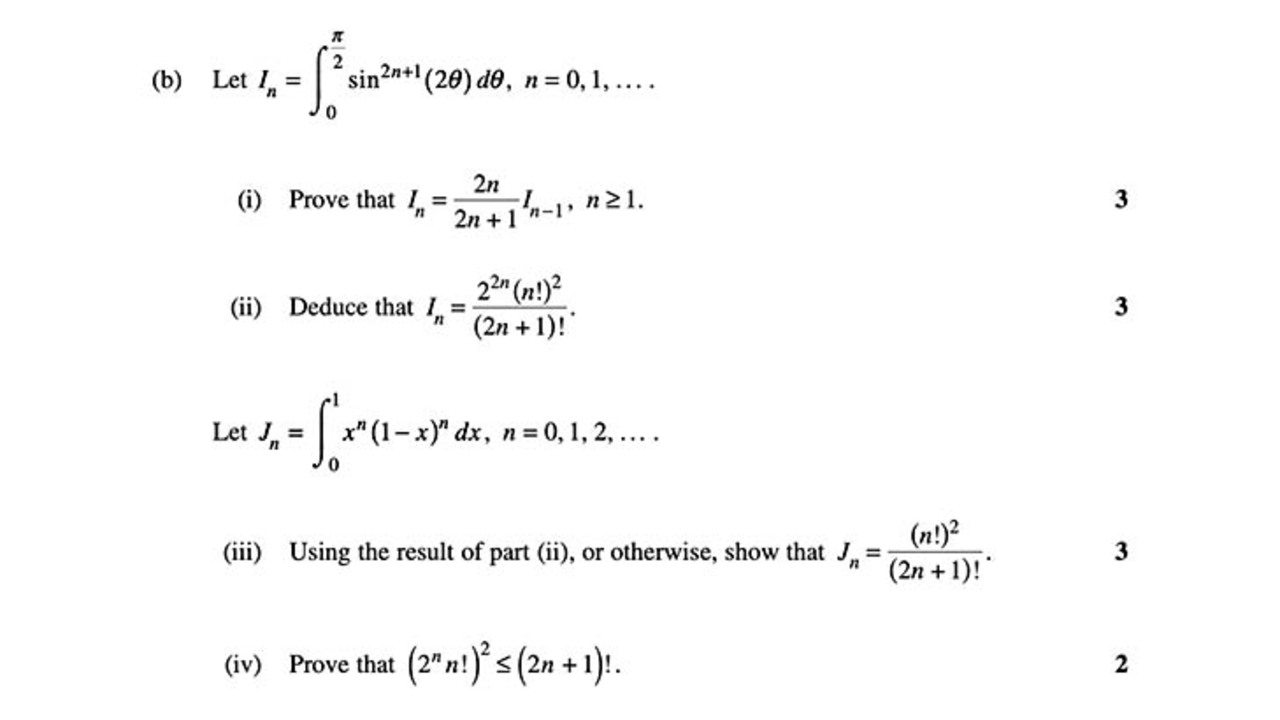 The Hsc S Hardest Mathematics Question Could You Solve It