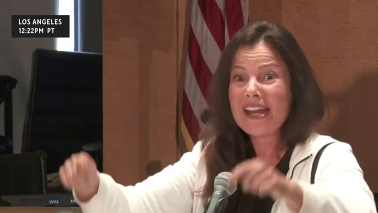 Fran Drescher makes impassioned speech