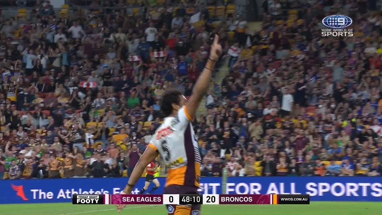 Brisbane Broncos beat Manly Sea Eagles 38-0 on opening night of NRL Magic  Round - ABC News