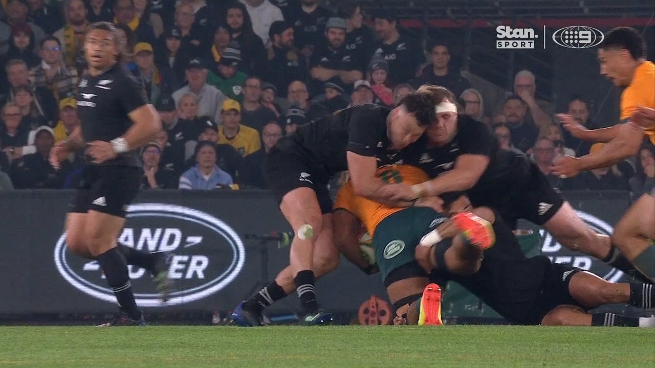Ugly head clash draws All Blacks ace off the field