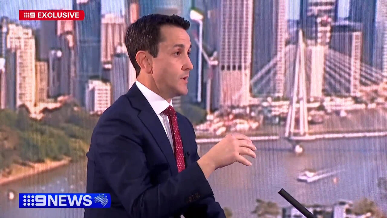 Queensland Premier David Crisafulli on crime rate drop