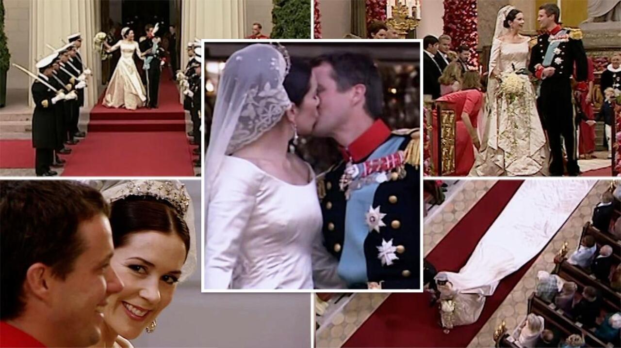 Highlights from Queen Mary and King Frederik of Denmark's wedding