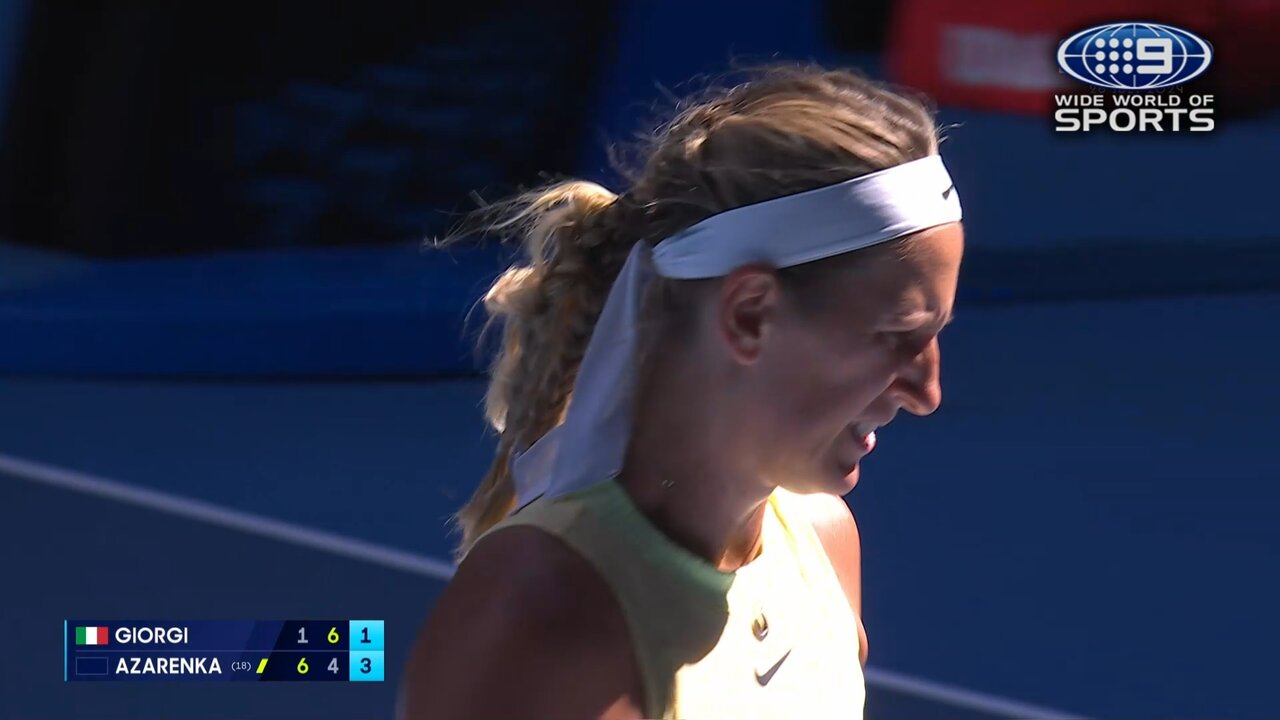 Australian Open Highlights: Victoria Azarenka v Camila Giorgi