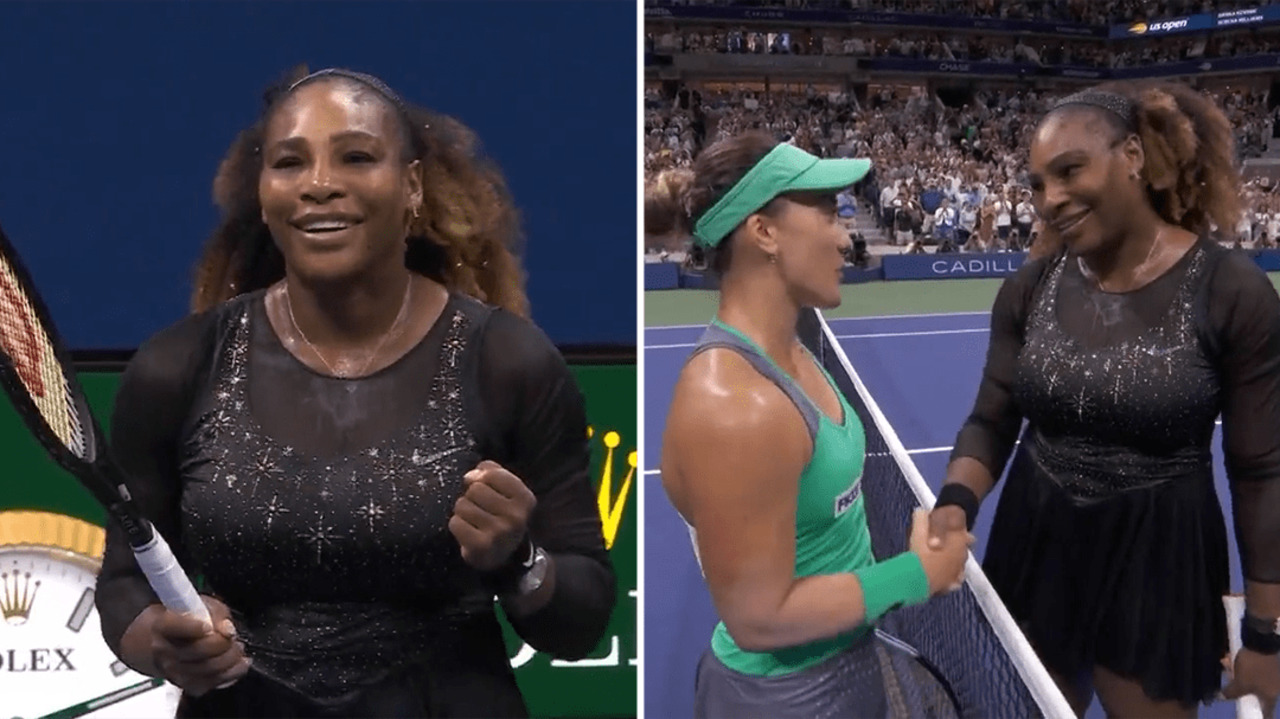 Serena storms into second round