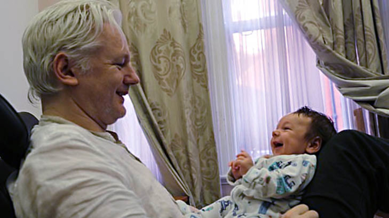 Assange fathered two children while in embassy