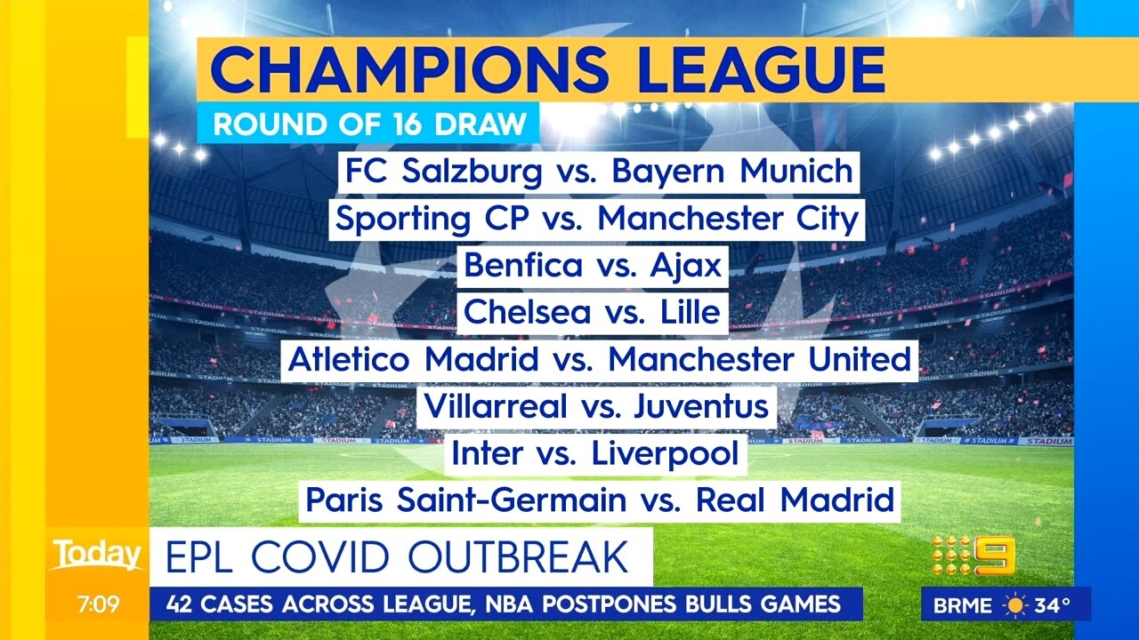 Chelsea drawn against Lille in Champions League Round of 16, this