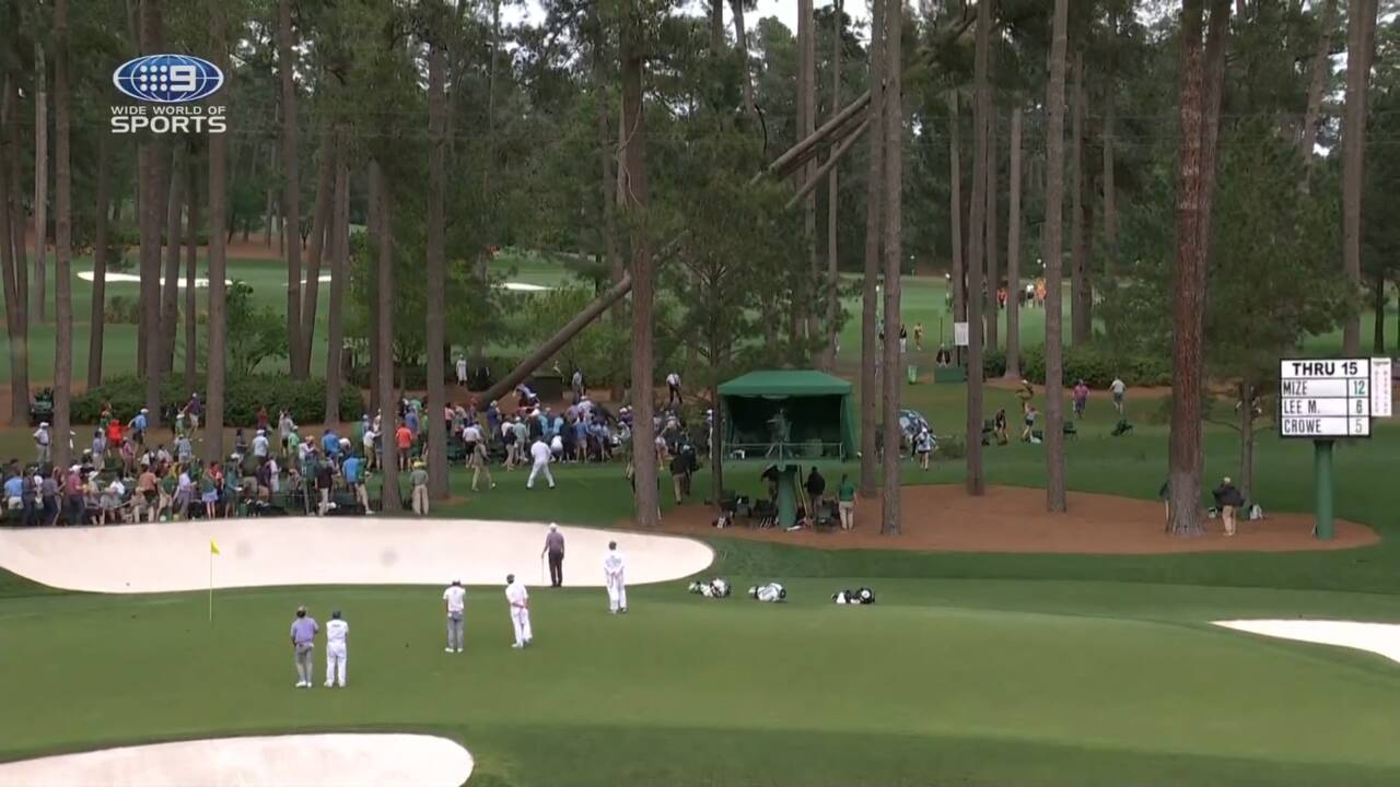 Masters 2023: Scary scene unfolds as trees collapse near patrons at Augusta  National; play suspended for Friday, Golf News and Tour Information