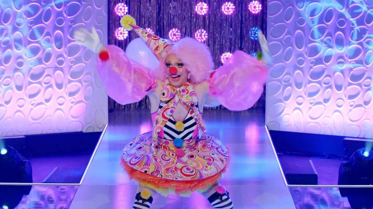 Minnie Cooper walks the runway for the final time