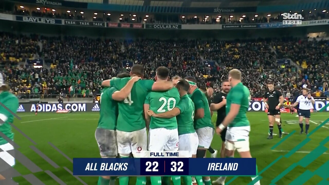 Rugby 2022 Ireland stun All Blacks to clinch historic series win