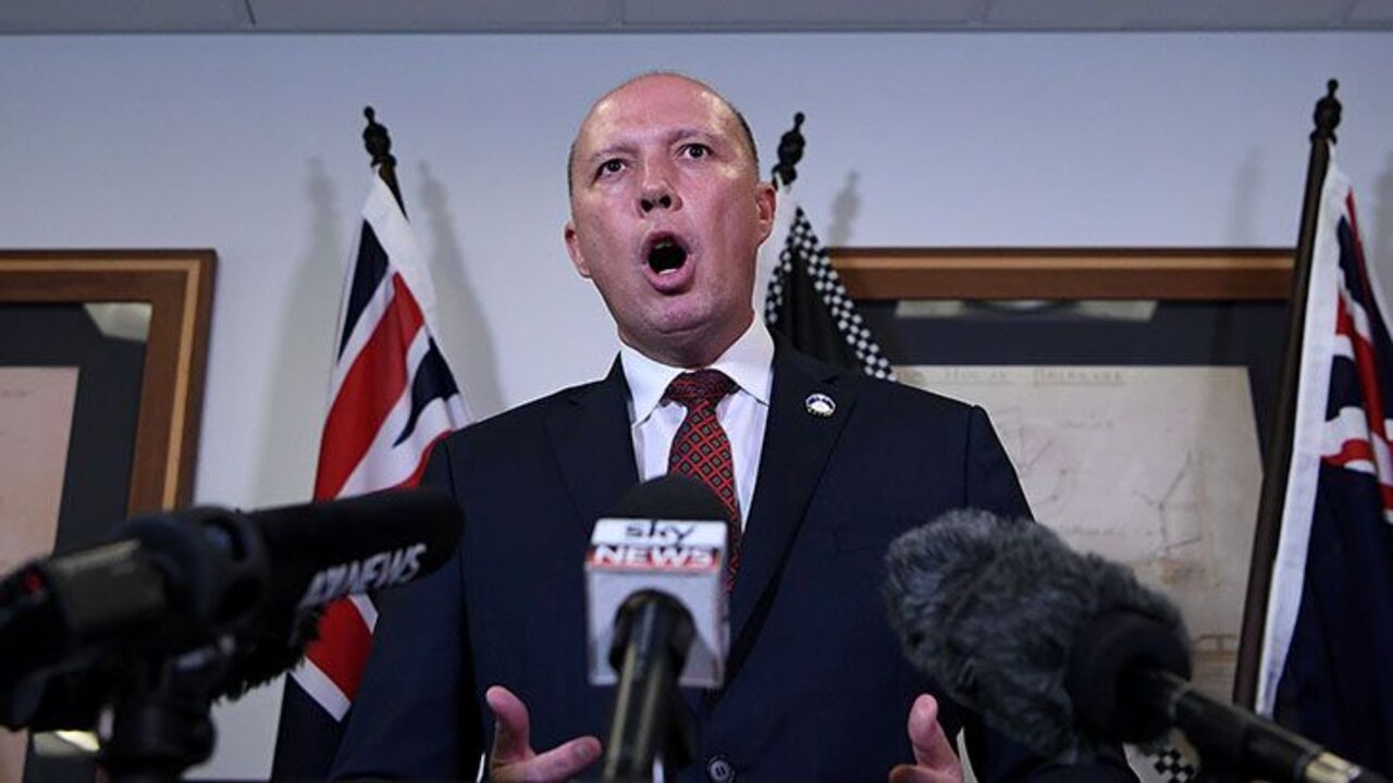 Dutton criticises encrypted messages