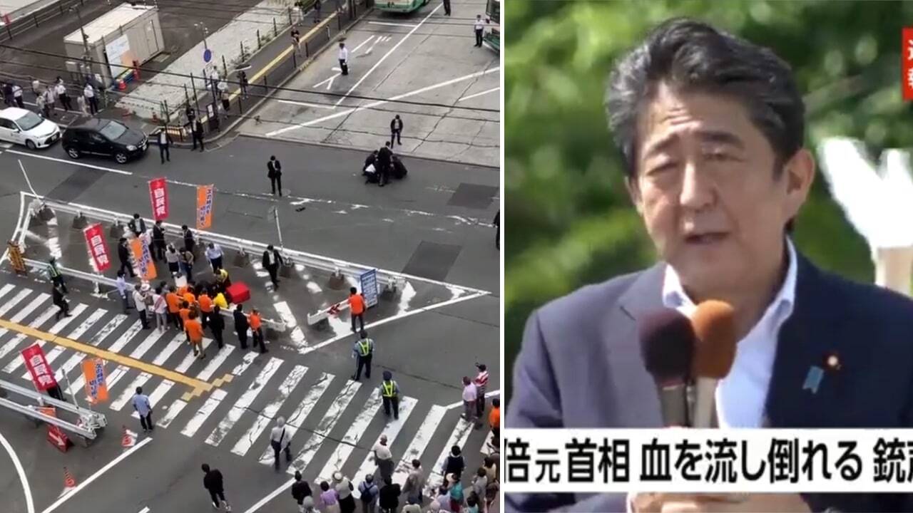 Former Japanese PM shot during speech