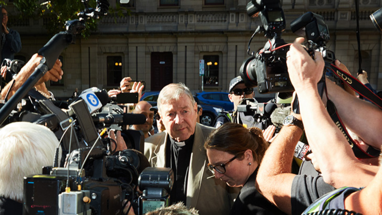 Pell arrives for sentencing