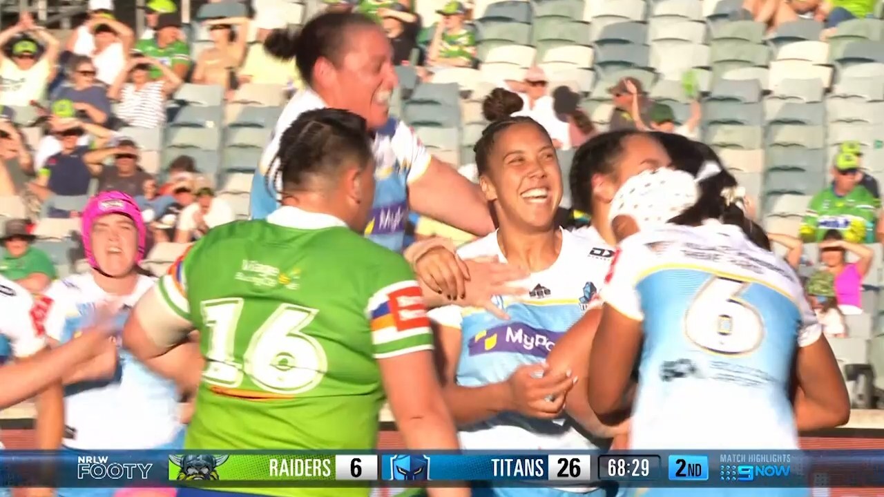 Raiders vs Titans - NRLW 2023