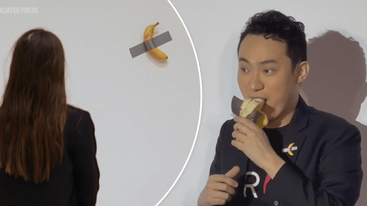 Cryptocurrency entrepreneur who bought banana art for $9.5 million eats the  fruit in Hong Kong