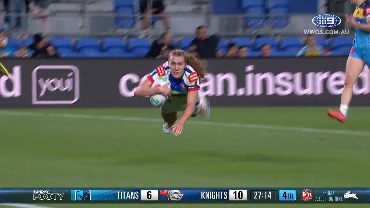 Full Match Replay: NRLW Titans v Knights - Round 2, 2022