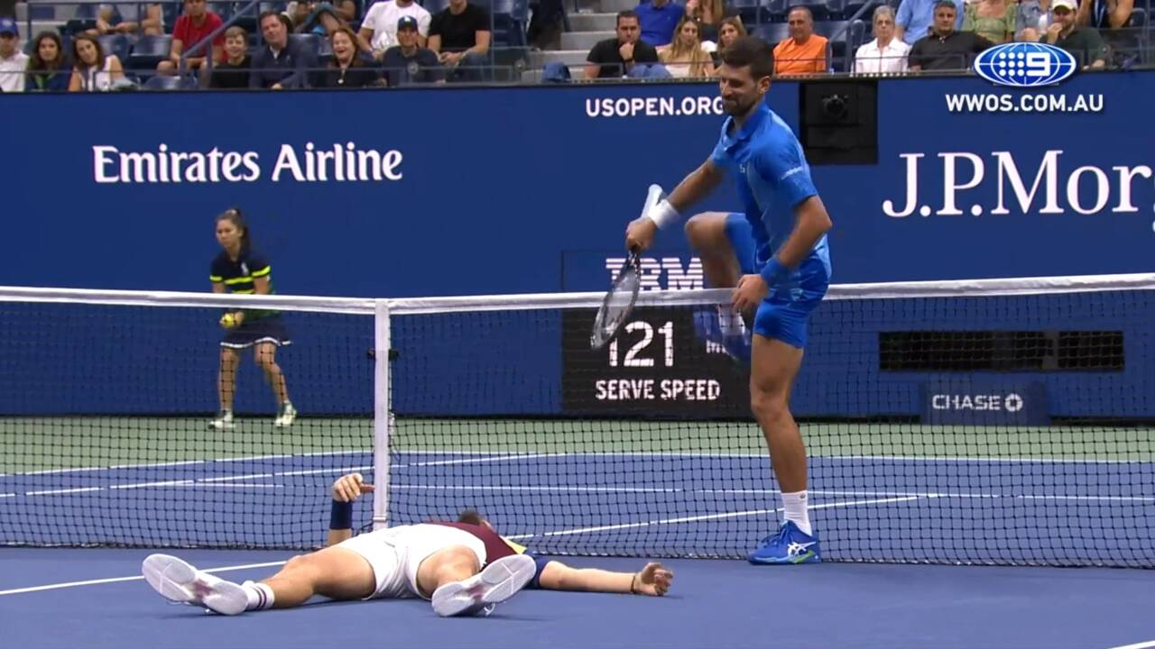 Tennis Highlights Novak Djokovic v Daniil Medvedev