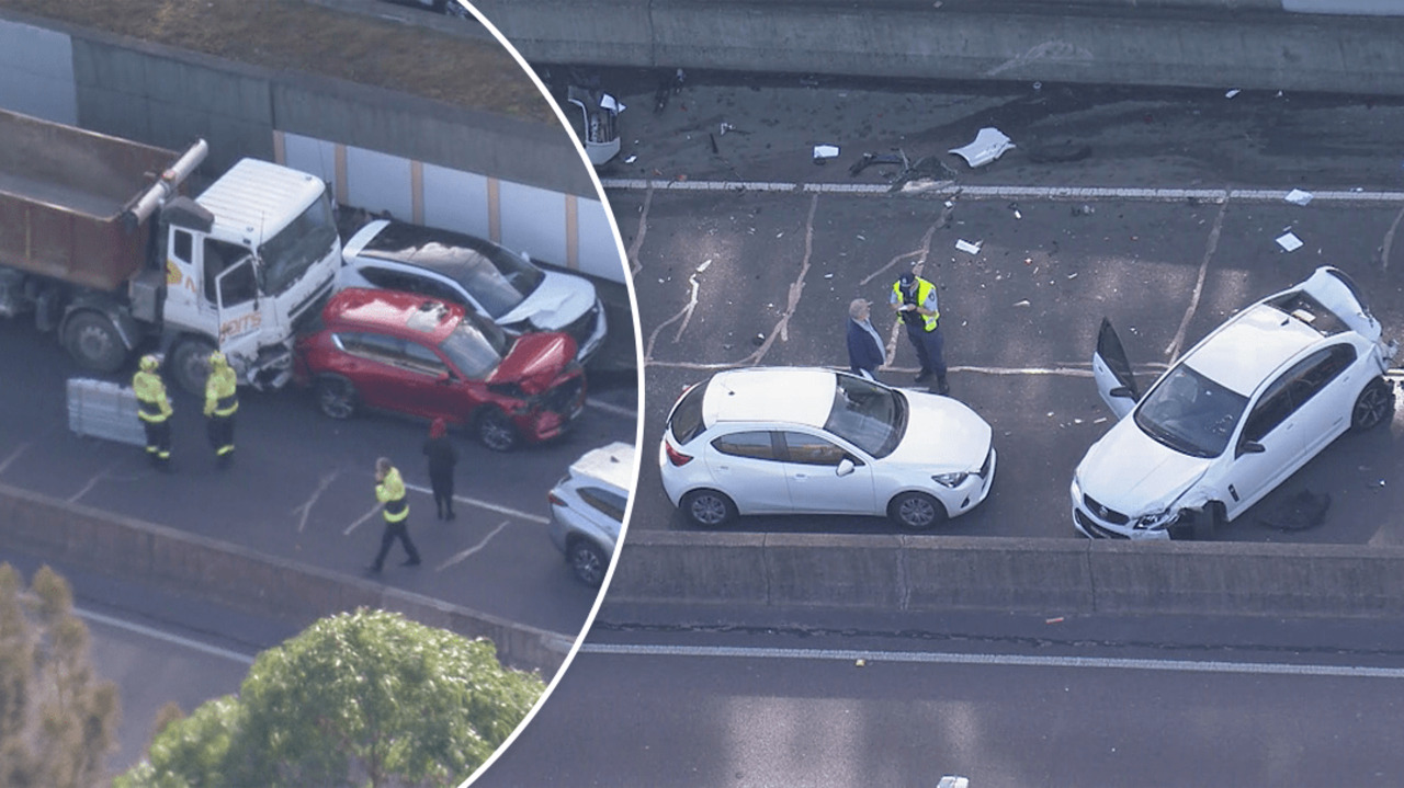 Heavy delays expected after multi vehicle crash on Sydney s M2 Motorway