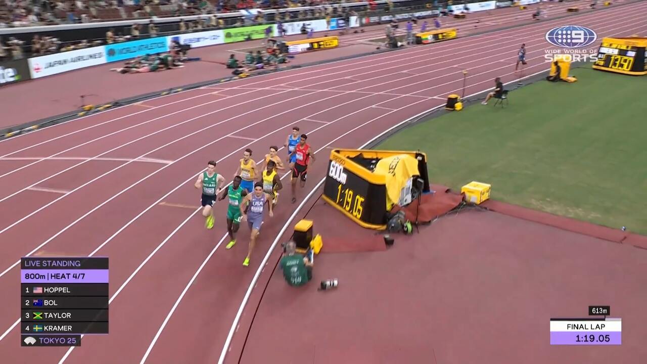 Bol edged out late in heat