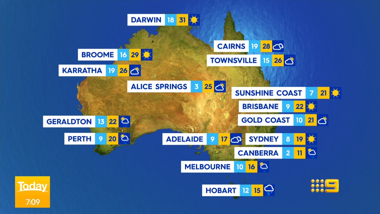 National Weather Forecast For Thursday June 12 21