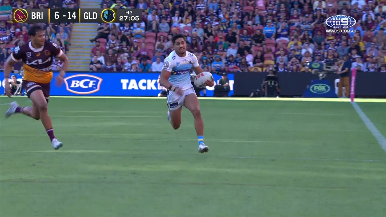 Brisbane Broncos v Gold Coast Titans, Match Highlights