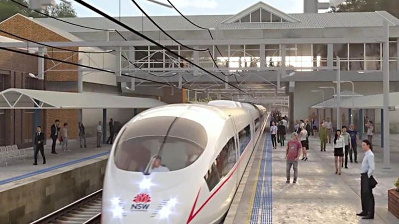 Premier commits to faster rail for NSW