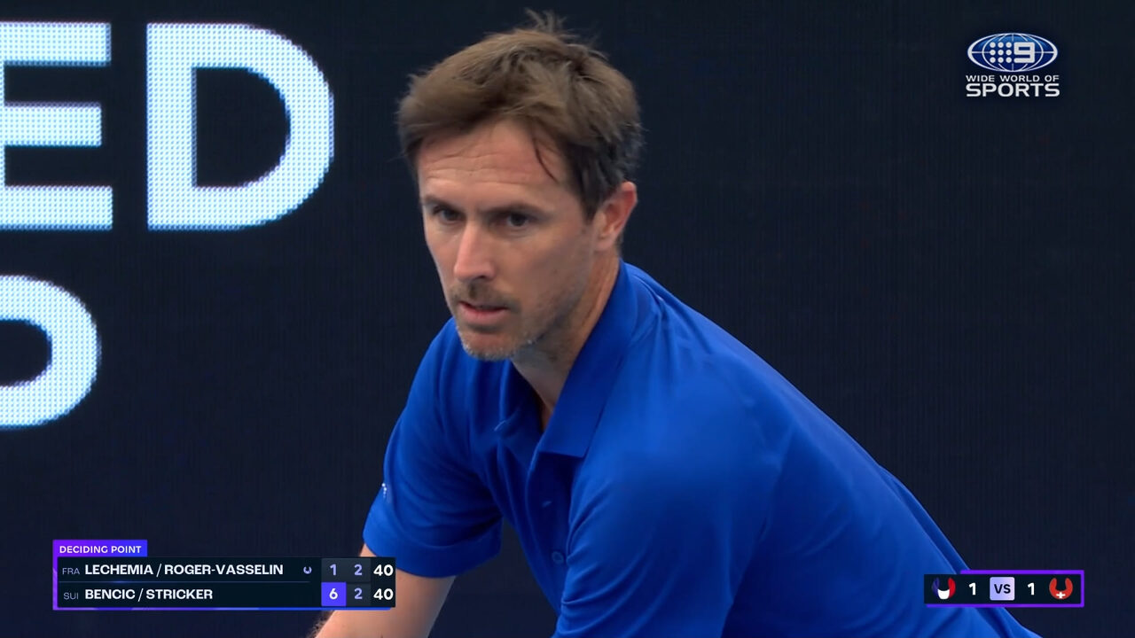 United Cup Highlights: Lechemia Roger-Vasselin (FRA) v Bencic