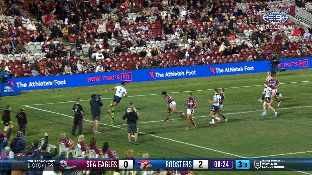 Manly Warringah Sea Eagles v Sydney Roosters, Match Highlights, Round 20,  2022